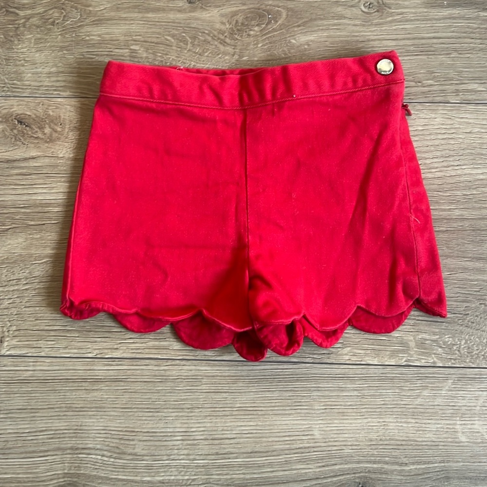 Jacadi girls scalloped shorts 12m